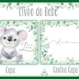 Livro do Bebê Koala Menino - Arquivo Digital