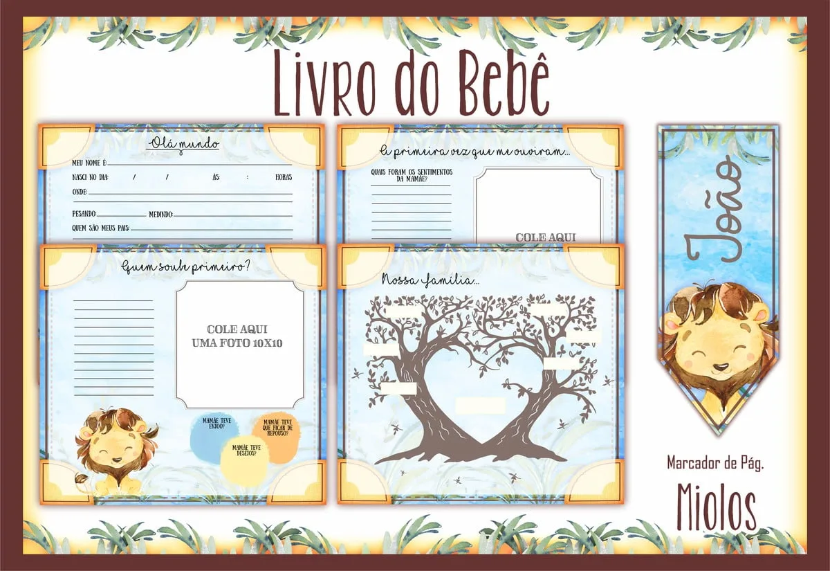 Livro do Bebê Leão I - Arquivo Digital