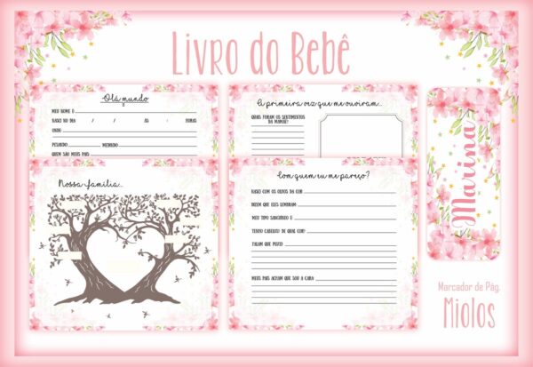 Livro do Bebê Lhama Rosa - Arquivo Digital