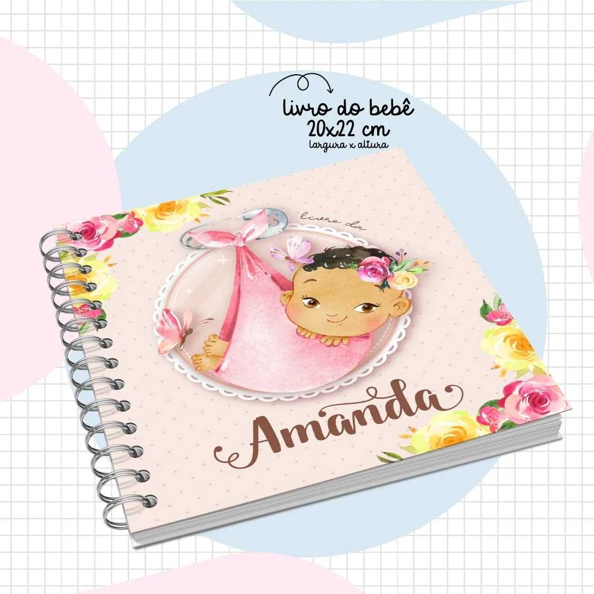 Livro do Bebê Menina Negra - Arquivo Digital