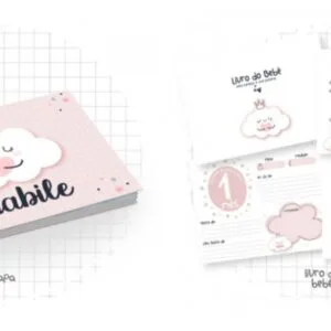 Livro do Bebê Nuvem Menina - Arquivo Digital