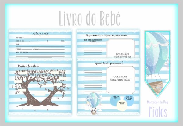 Livro do Bebê Panda Baloeiro - Arquivo Digital