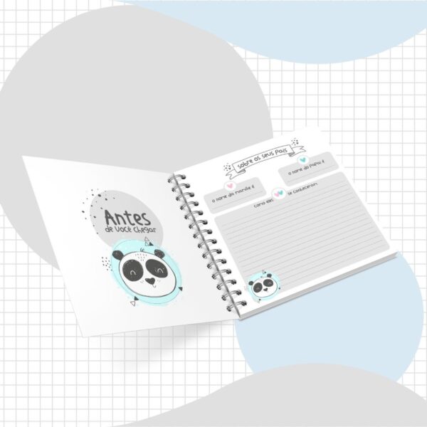 Livro do Bebê Panda Escandinavo - Arquivo Digital