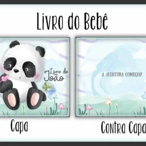 Livro do Bebê Pandinha Aquarela - Arquivo Digital