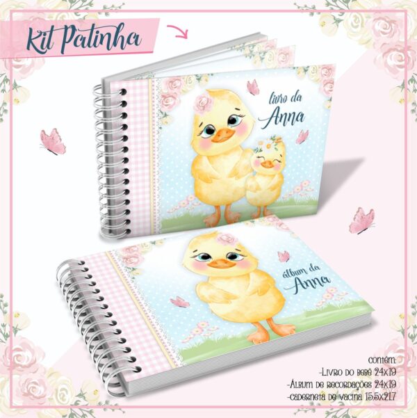 Livro Do Bebe Patinha Menina Arquivo Digital 2