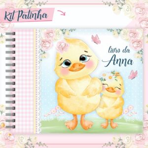 Livro Do Bebe Patinha Menina Arquivo Digital 3