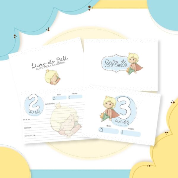 Livro do Bebê Pequeno Príncipe - Arquivo Digital