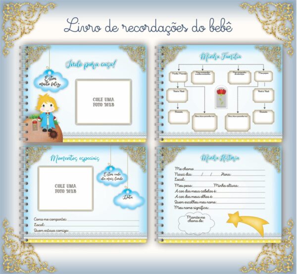 Livro Do Bebe Pequeno Principe Completo Arquivo Digital 3