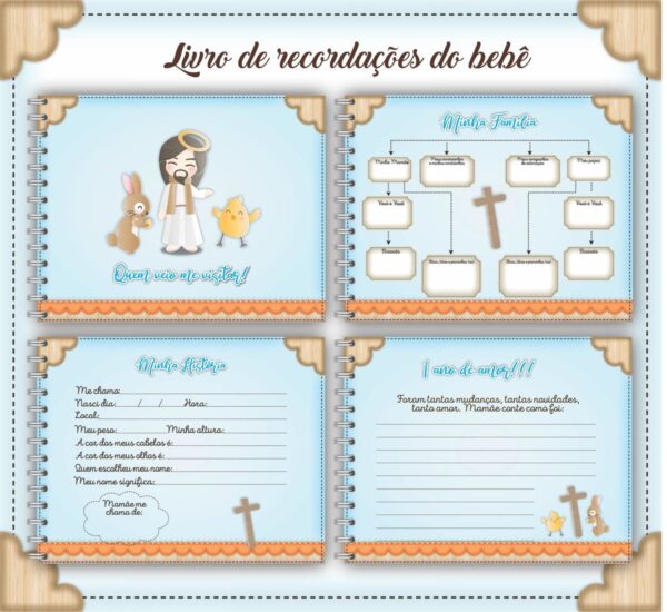 Livro do Bebê Religioso - Arquivo Digital