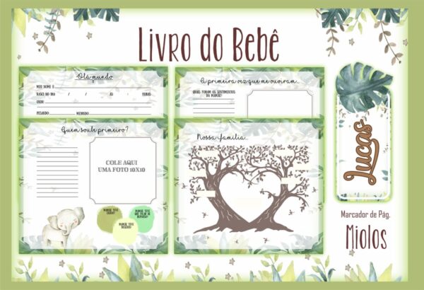 Livro do Bebê Safari II - Arquivo Digital