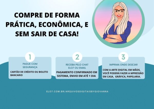 Livro do Bebê Safari Rosa Menina - Arquivo Digital