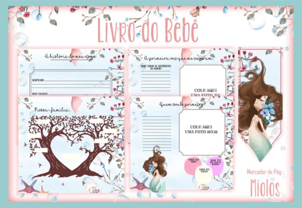 Livro do Bebê Sereias - Arquivo Digital