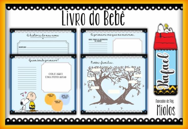 Livro do Bebê Snoopy - Arquivo Digital