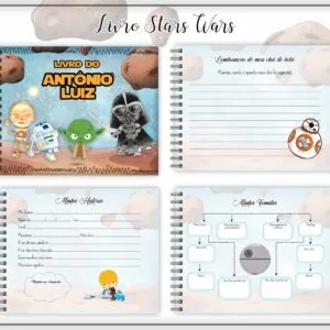 Livro do Bebê Star Wars - Arquivo Digital