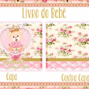Livro do Bebê Ursinha Princesa I - Arquivo Digital