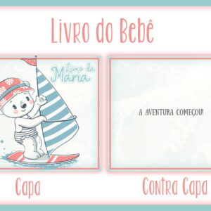 Livro do Bebê Ursinha Surfista - Arquivo Digital