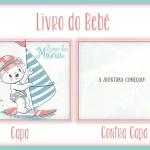 Livro do Bebê Ursinha Surfista - Arquivo Digital