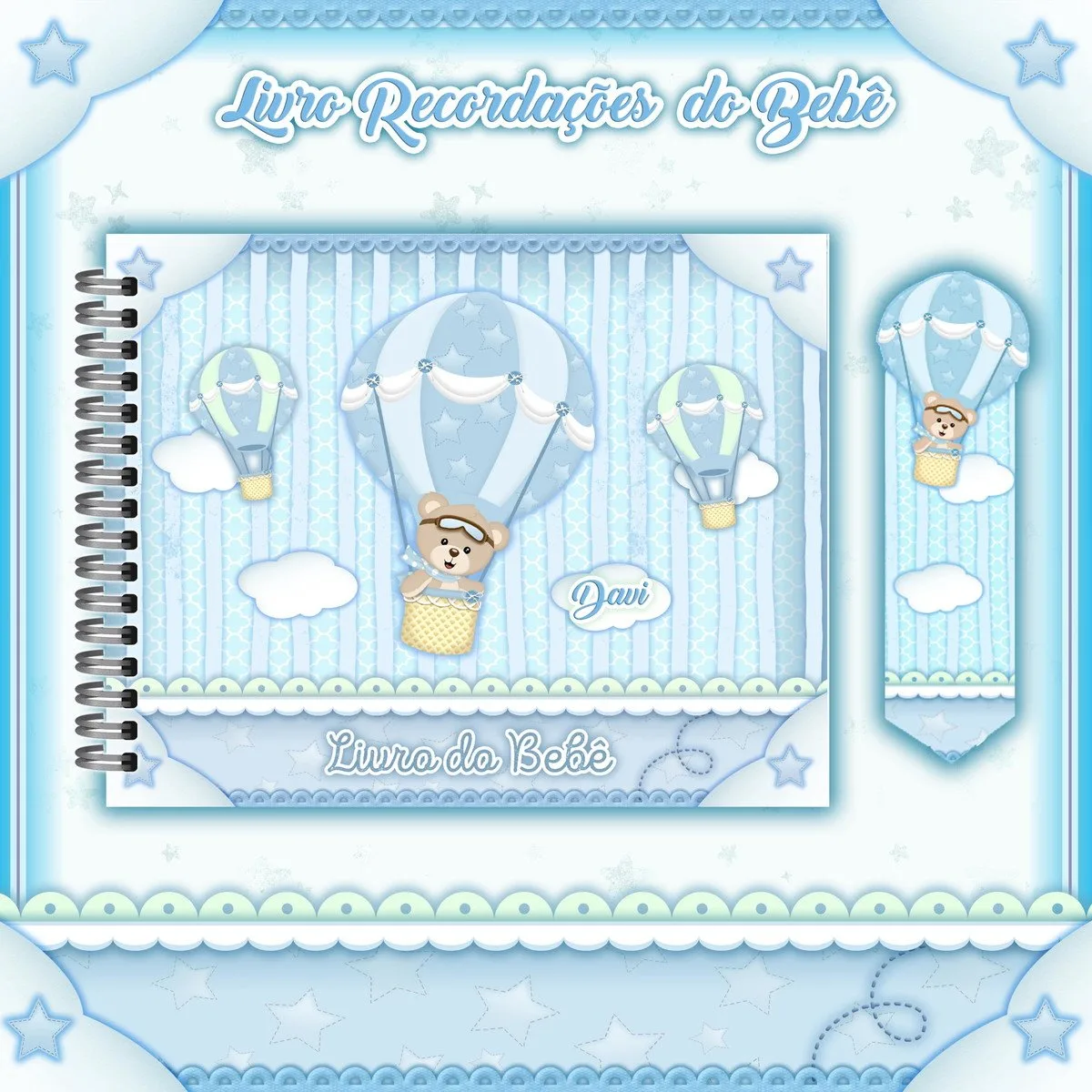 Livro do Bebê Ursinho Baloeiro - Arquivo Digital