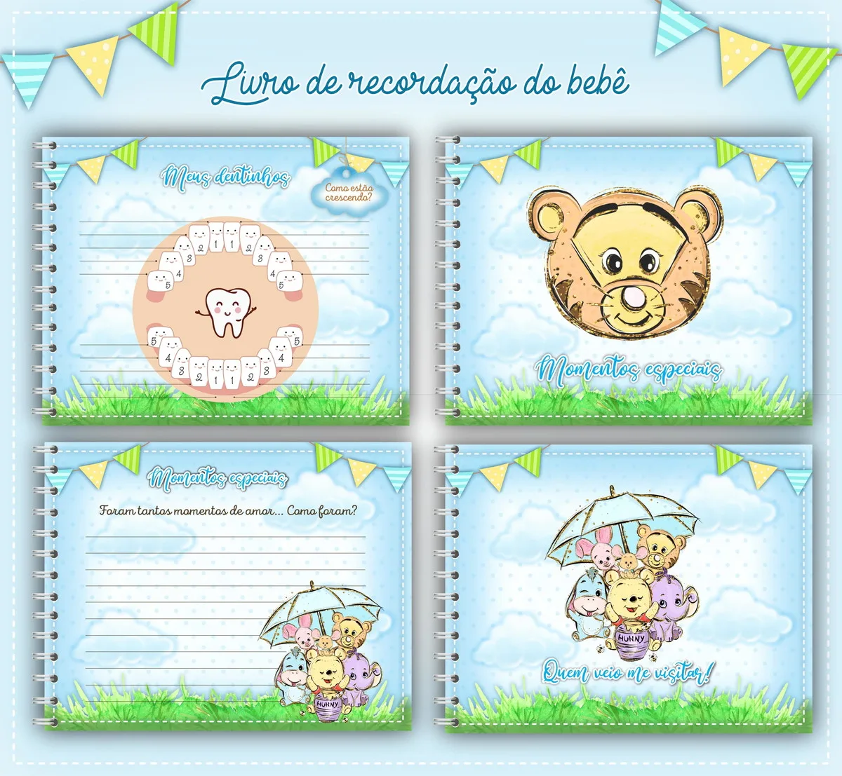 Livro do Bebê Ursinho Pooh - Arquivo Digital