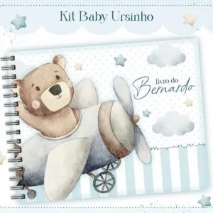 Livro do Bebê Urso Baby Menino - Arquivo Digital