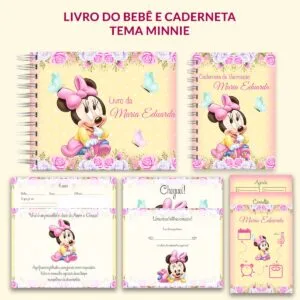 Livro e Caderneta Minnie Baby - Arquivo Digital