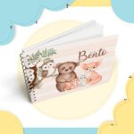 Livro Mêsversário Animais Menino - Arquivo Digital 8 Livro Mêsversário Animais Menino - Arquivo Digital