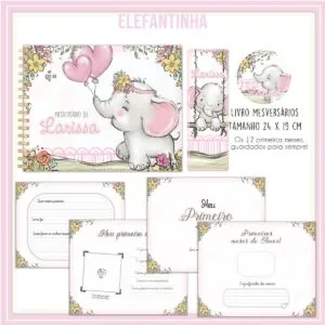 Livro Mesversário Elefantinha - Arquivo Digital 8 Livro Mesversário Elefantinha - Arquivo Digital