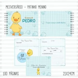 Livro Mêsversário Patinho - Arquivo Digital