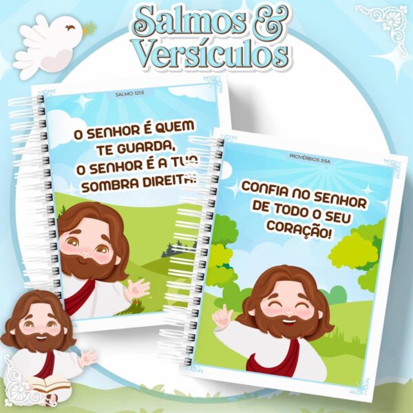 Livro Salmos e Versículos para Crianças - Arquivo Digital