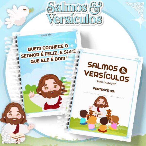 Livro Salmos e Versículos para Crianças - Arquivo Digital