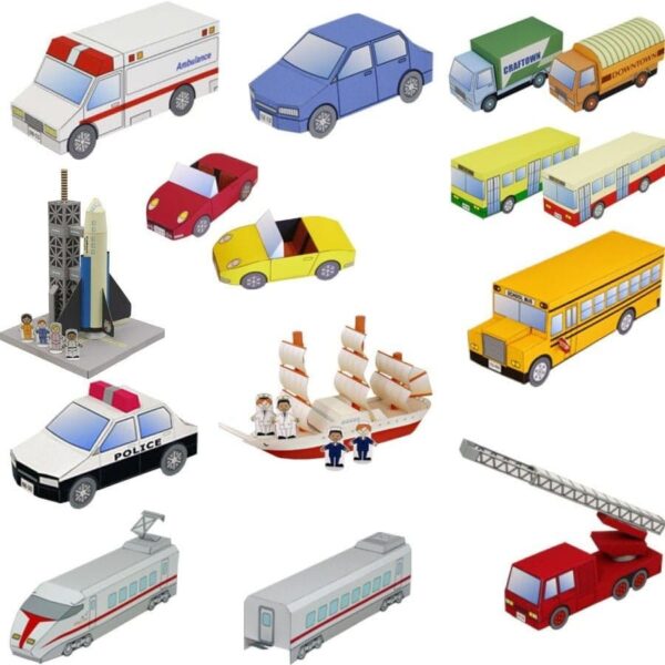 Maquetes De Papel 3d / Mais De 50 Ítens Para Uma Mini Cidade - Imagem 2