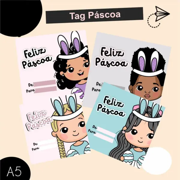Mascote Pascoa Png Kit Digital Infantil Menino E Menina 4