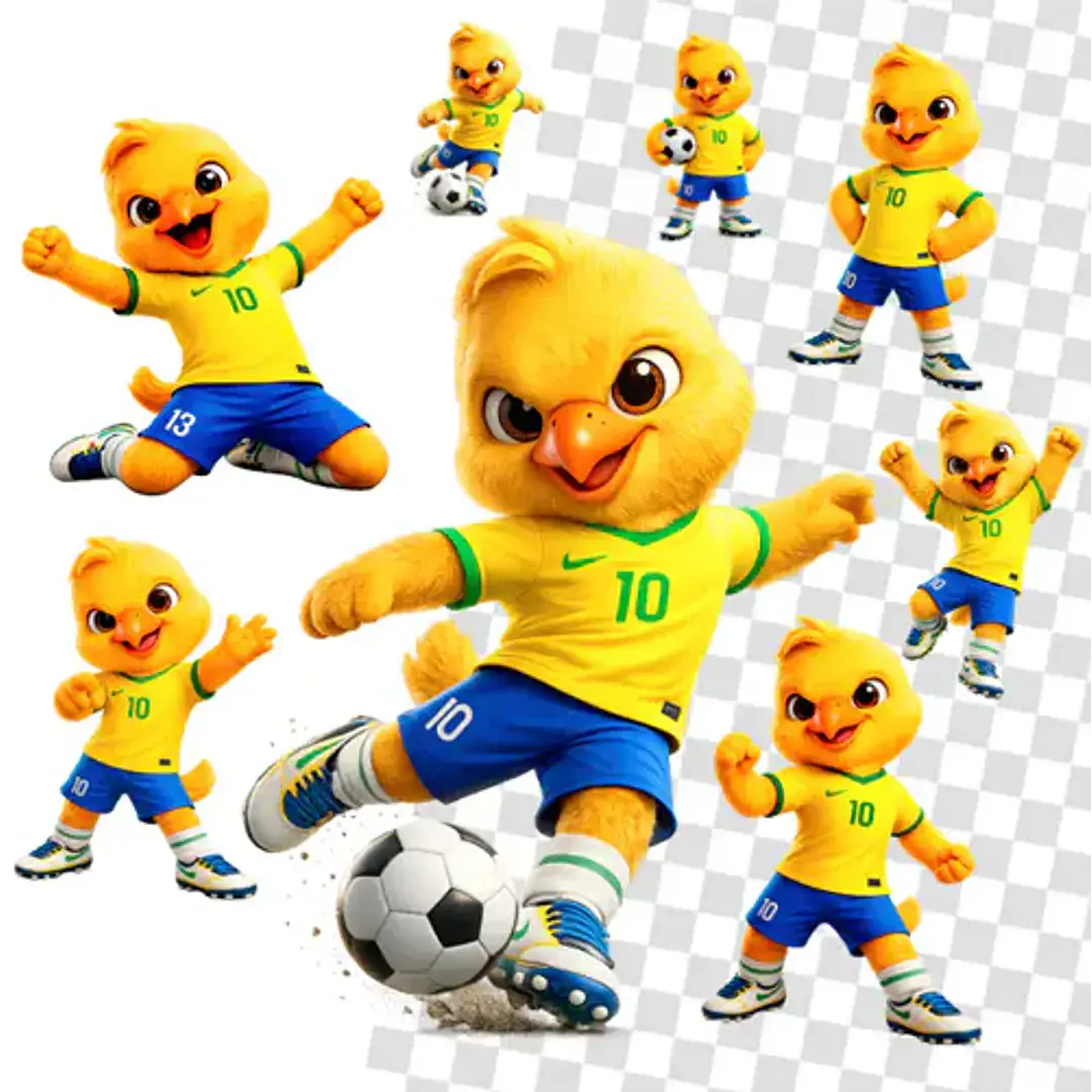 Mascotes Copa 2026 Kit Digital PNG Pronto para Criar 2 Mascotes Copa 2026 Kit Digital PNG Pronto para Criar