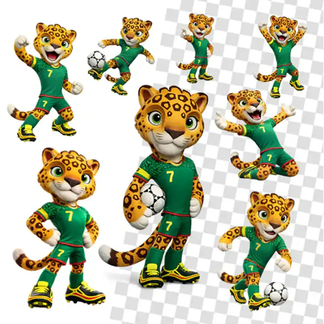 Mascotes Copa 2026 Kit Digital PNG Pronto para Criar 3 Mascotes Copa 2026 Kit Digital PNG Pronto para Criar