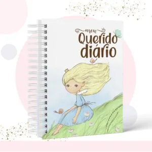 Meu Querido Diário Menina - Modelo 2 - Arquivo Digital 10 Meu Querido Diário Menina - Modelo 2 - Arquivo Digital