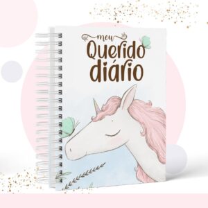 Meu Querido Diário Menina - Modelo 3 - Arquivo Digital