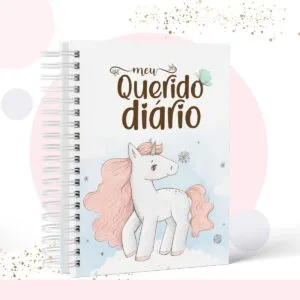 Meu Querido Diário Menina - Modelo 7 - Arquivo Digital