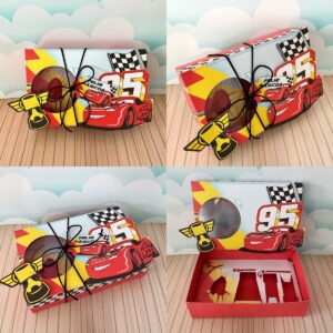 Kit Digital Mini Confeiteiro Carros Caixa Para Lembrancinha 24 mini confeiteiro carros arquivo digital