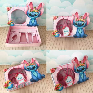 mini confeiteiro stitch rosa arquivo digital