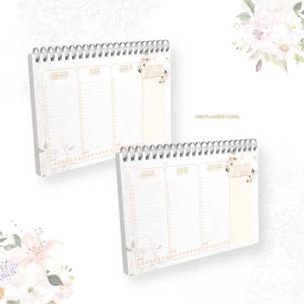 Mini Planner A6 - Mamãe / Vovó Floral - Arquivo Digital
