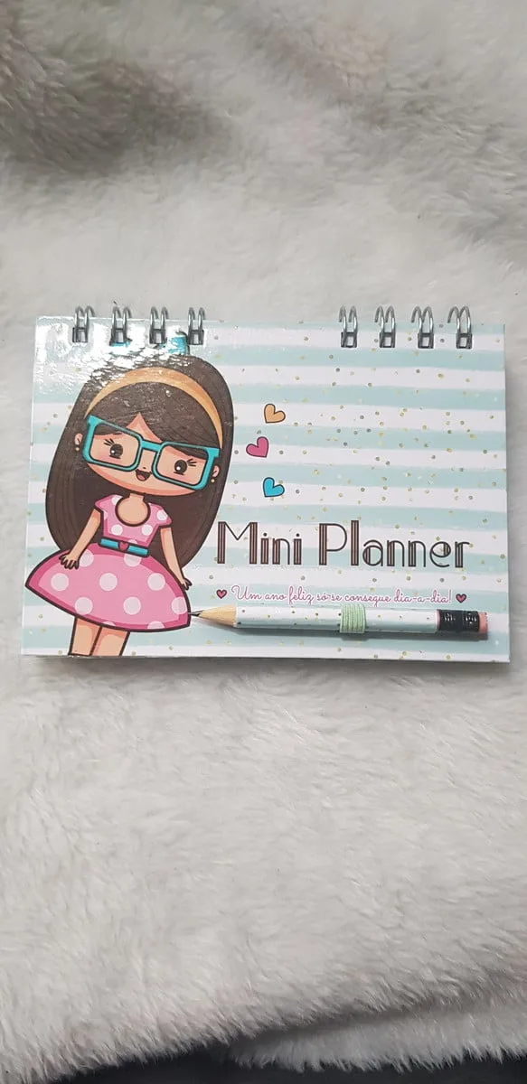 Mini Planner Menina - Arquivo Digital