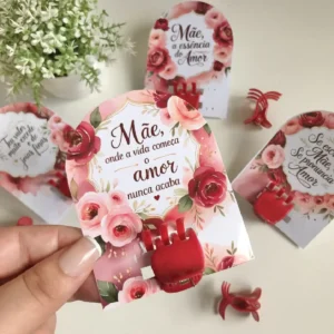 Modelo Floral Delicado para Dia das Mães PDF