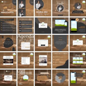 Modelos Canva Advogados Advocacia 25 Templates Editáveis + Bônus