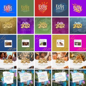 Modelos Canva Ano Novo 50 Templates Editáveis + Bônus