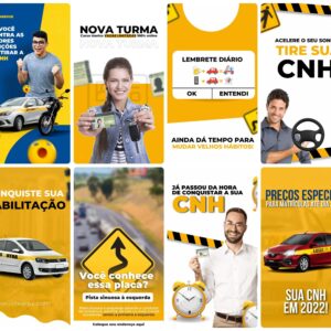 Modelos Canva Auto Escola 27 Templates Editáveis Storie + Bônus