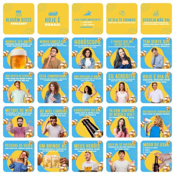 Modelos Canva Bares Bar Cervejaria 200 Templates Editáveis + Legendas