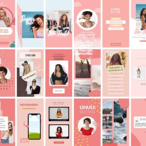 Modelos Canva Capas Reels IGTV Instagram  20 Templates Editáveis + Bônus