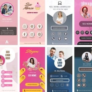 Modelos Canva Cartões Interativos Digital 10 Templates Editáveis + Bônus