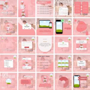 Modelos Canva Confeiteira Confeitaria 25 Templates Editáveis + Bônus