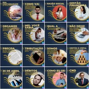 Modelos Canva Contabilidade 200 Templates Editáveis + Legendas 20 Modelos Canva Contabilidade 200 Templates Editáveis + Legendas